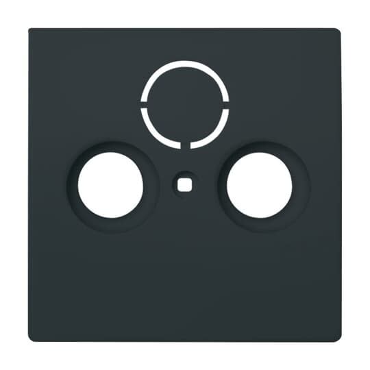 ABB - Futur Linear / Enjoliveur pour prise TV SAT - Anthracite