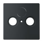 ABB - Futur Linear / Enjoliveur pour prise TV SAT - Noir