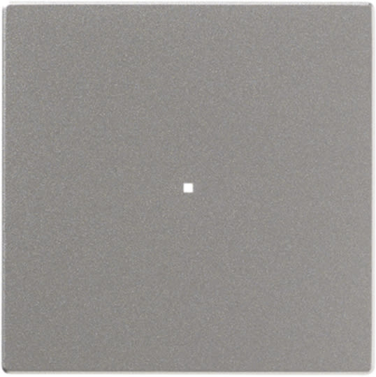 ABB - Enjoliveur 1 Touche 1 Led Futur Linear Aluminium Silver
