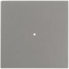 ABB - Enjoliveur 1 Touche 1 Led Futur Linear Aluminium Silver