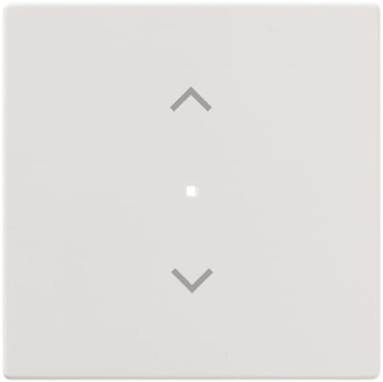 ABB - Enjoliveur 1 Touche 1 Led 1 Picto Store Futur Linear Blanc Studio