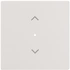 ABB - Enjoliveur 1 Touche 1 Led 1 Picto Store Futur Linear Blanc Studio