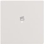 ABB - Enjoliveur 1 Touche 1 Led 1 Picto Scénario Futur Linear Blanc Studio