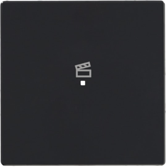ABB - Enjoliveur 1 Touche 1 Led 1 Picto Scénario Futur Linear Anthracite