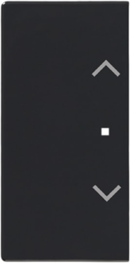 ABB - Enjoliveur 1/2 Touche D/G 1 Led 1 Picto Store Futur Linear Anthracite