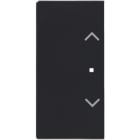 ABB - Enjoliveur 1/2 Touche D/G 1 Led 1 Picto Store Futur Linear Anthracite