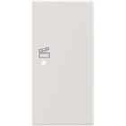 ABB - Enjoliveur 1/2 Touche D 1 Led 1 Picto Scénario Futur Linear Blanc Studio