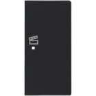 ABB - Enjoliveur 1/2 Touche D 1 Led 1 Picto Scénario Futur Linear Anthracite