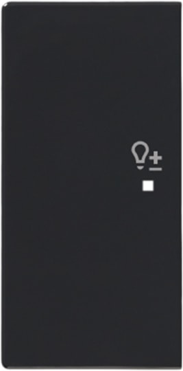 ABB - Enjoliveur 1/2 Touche G 1 Led 1 Picto Variateur Futur Linear Anthracite