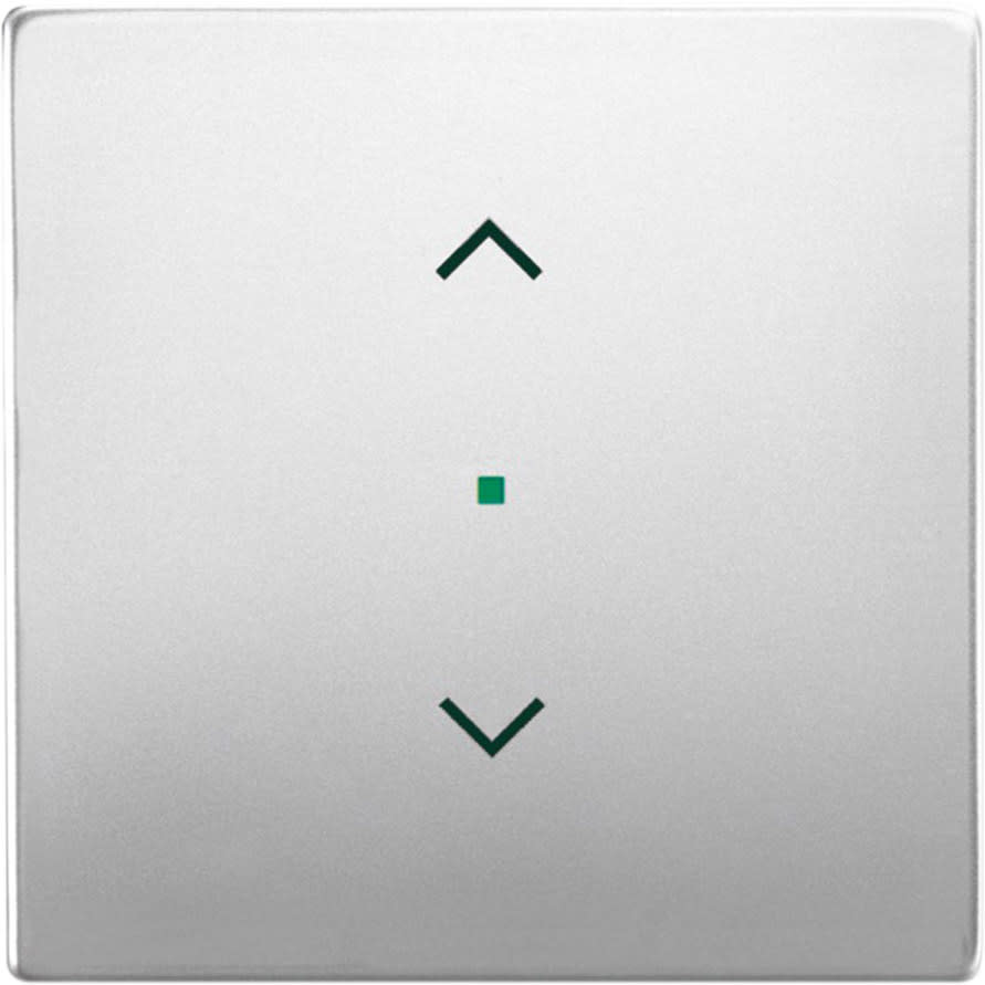 ABB - Enjoliveur 1 Touche 1 Led 1 Picto Store Pure Stainless Steel