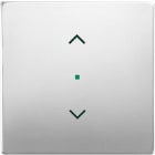 ABB - Enjoliveur 1 Touche 1 Led 1 Picto Store Pure Stainless Steel