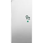 ABB - Enjoliveur 1/2 Touche G 1 Led 1 Picto Variateur Pure Stainless Steel