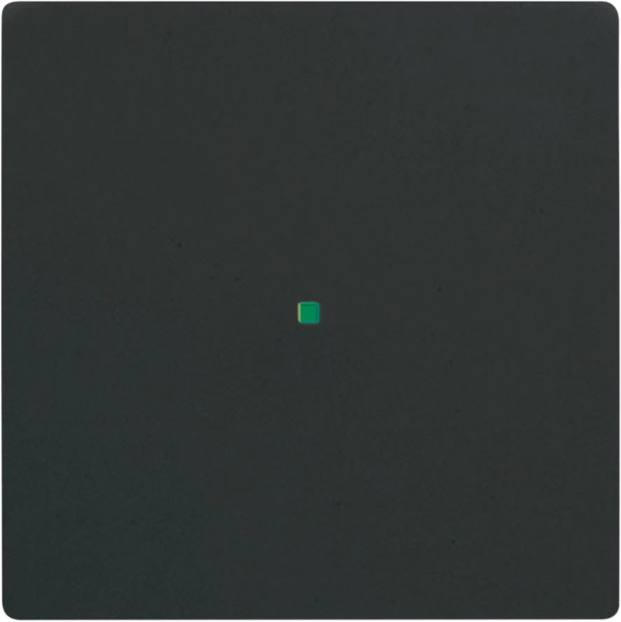 ABB - Enjoliveur 1 Touche 1 Led Futur Lnoir Mat