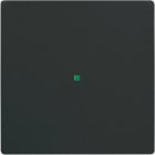 ABB - Enjoliveur 1 Touche 1 Led Futur Lnoir Mat