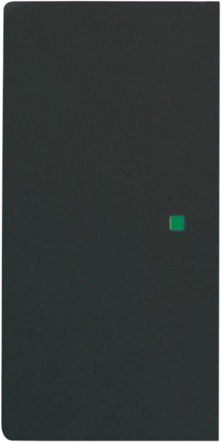 ABB - Enjoliveur 1/2 Touche D/G 1 Led Futur Lnoir Mat