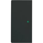 ABB - Enjoliveur 1/2 Touche D/G 1 Led Futur Lnoir Mat