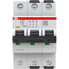 ABB - S300P-Disjoncteur 3P-16A-Courbe D-Pdc 25000A-400VAC 25KA-230VAC 50kA-3 modules