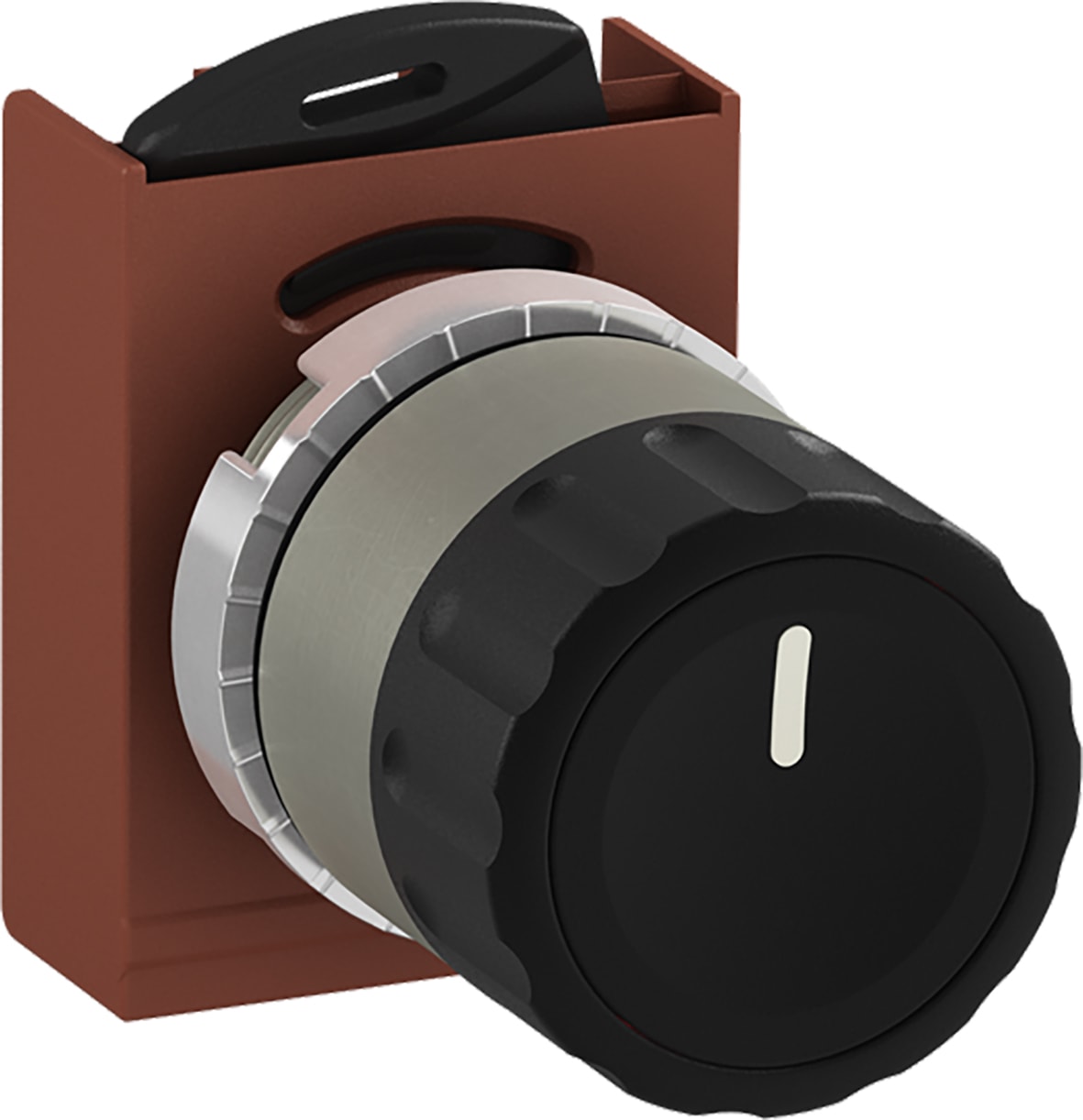 ABB - Bouton tournant (à cames) tournant 2-Positions Fixe Fonction 321 Noir