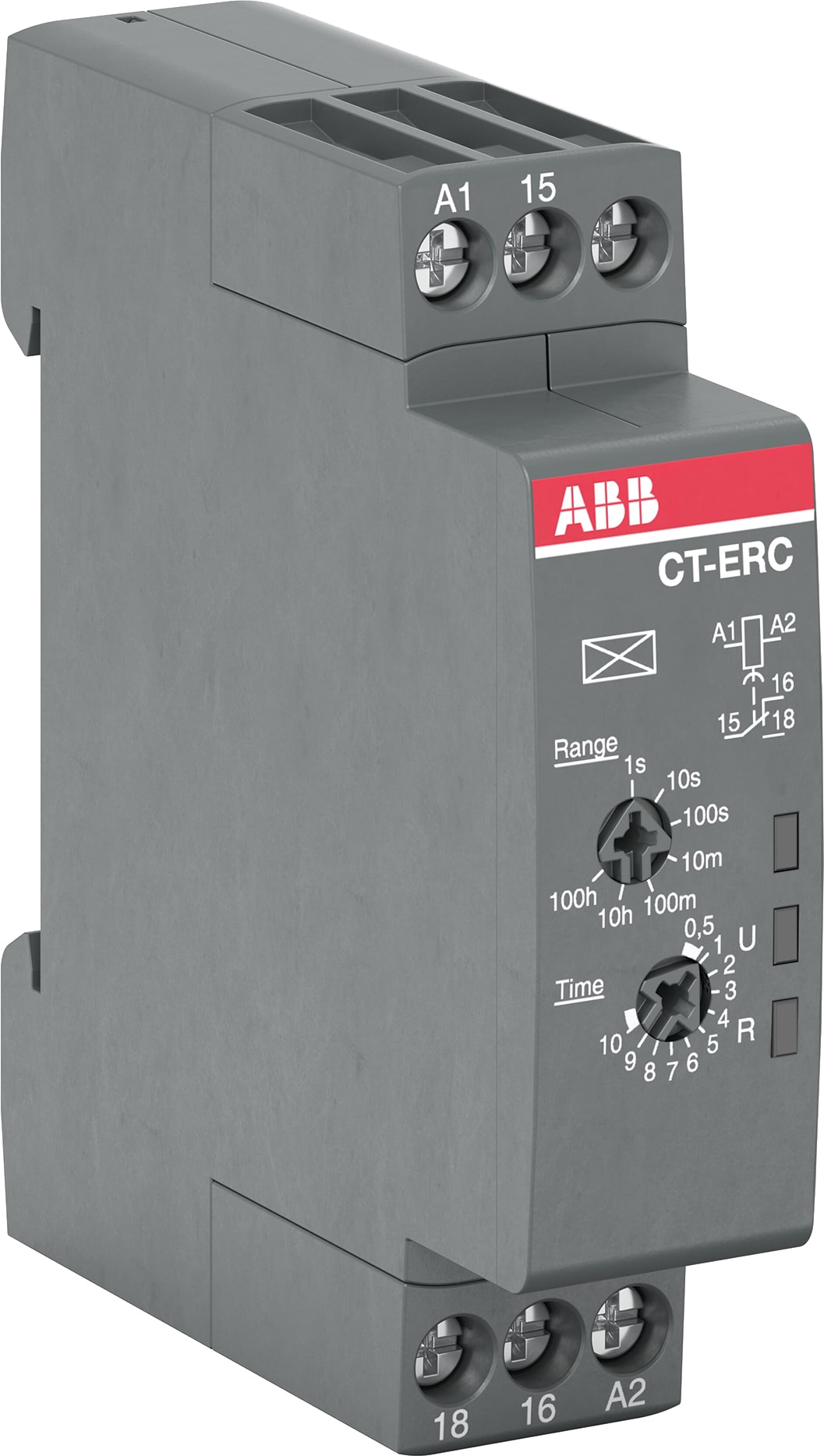 ABB - Rel. Temp retard à la mise tension - 0.05s - 100h - 1c/o - 24-240AC / 24-48DC