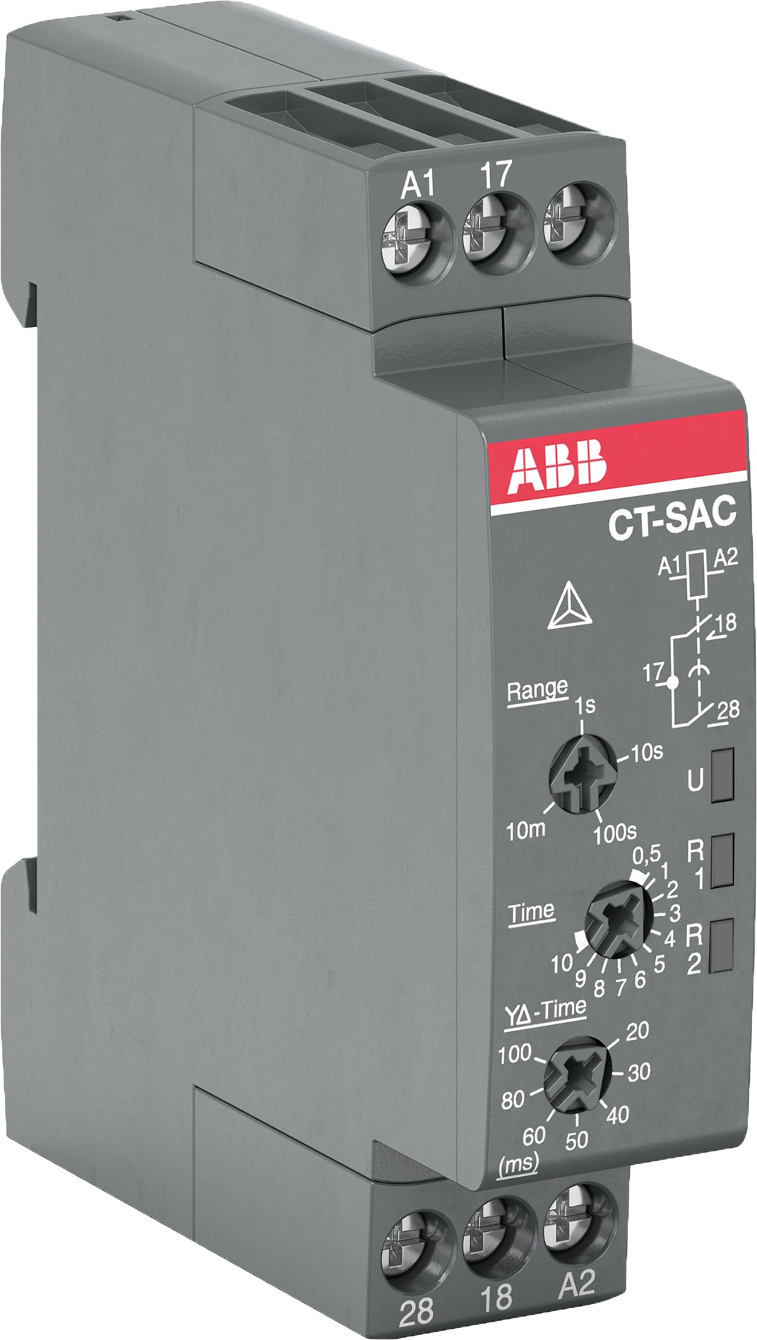 ABB - Rel. Temp Y/D - 0.05s - 10min - 2n/o - 24-240AC / 24-48DC
