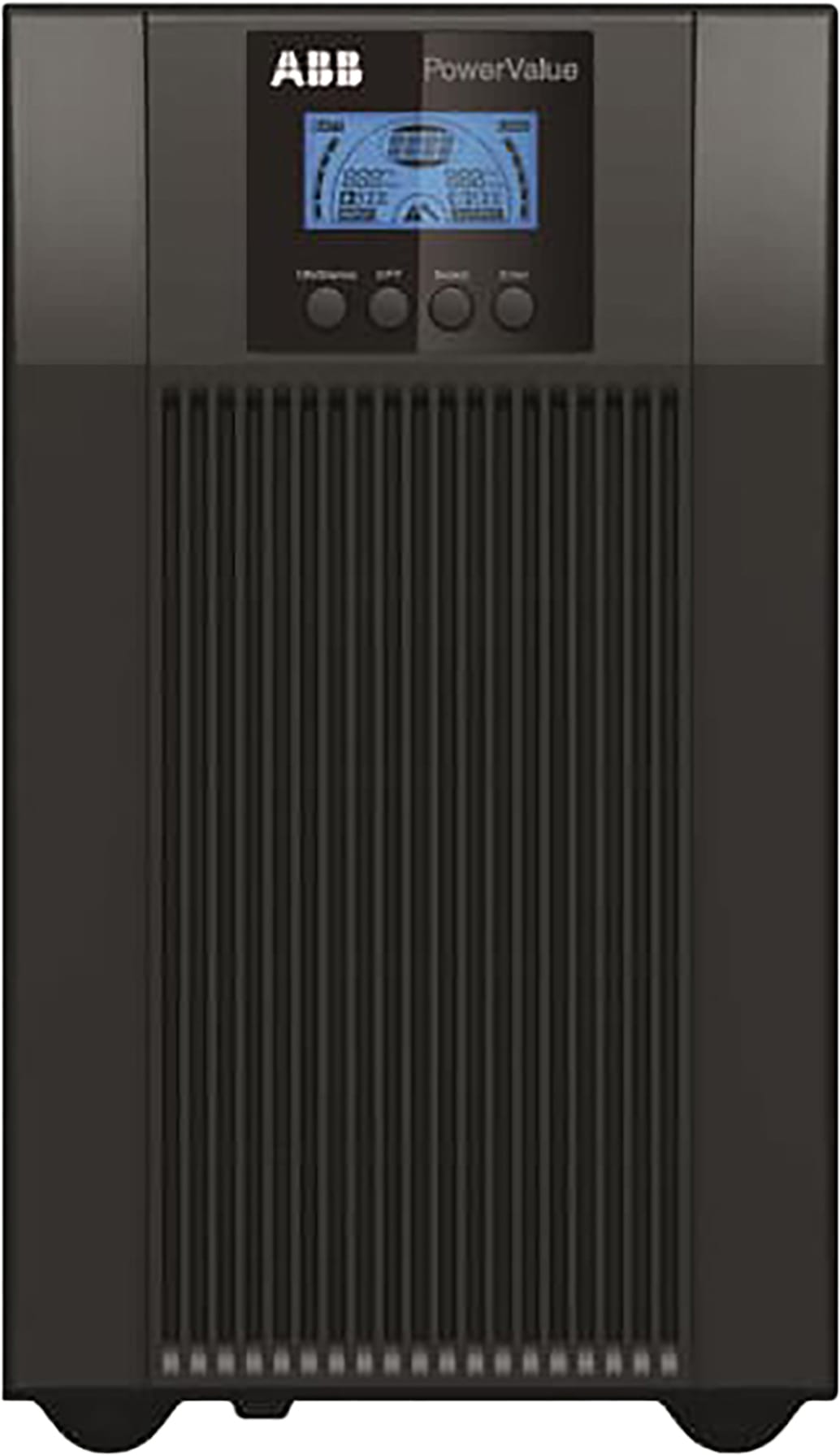 ABB - Onduleur PowerValue Tour, 1ph, VFI on-line, 3000VA, 2700W, 4 prises (IEC) 14'