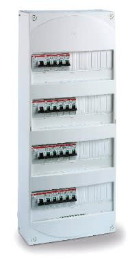 ABB - TABPCT4AUTOELEC Tableau Précâblé 4Rangées 3xID63AC 1xID63A-19 Disj. Auto