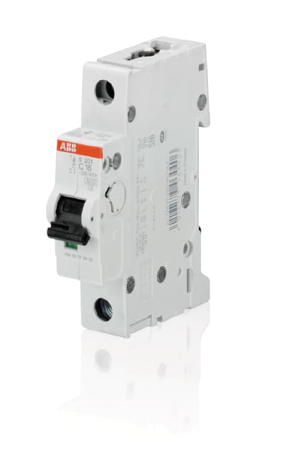 ABB - S200M Disjoncteur modulaire- 1P - 1,6A - Cbe D -10000A/15kA (1 module)-peignable