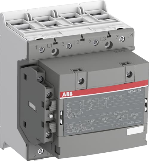 ABB - Contacteur AF 200A AC1-4P-1NO+1NF-100...250VAC/DC