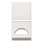 ABB - Zenit Enjoliveur 1 Module Blanc Pour Symboles N2004.X