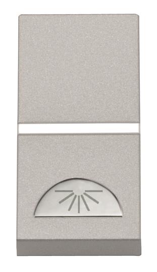 ABB - Zenit Poussoir No 1 Module Avec Symbole Lumiere Platine