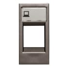 ABB - Zenit Enjoliveur 1 Module Pour Prise Rj45 Anthracite