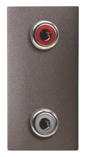 ABB - Zenit 2X Rca - 1M - Anthracite