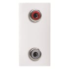 ABB - Zenit 2X Rca - 1M - Blanc