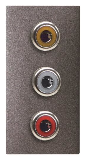 ABB - Zenit 3X Rca - 1M - Anthracite