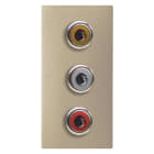 ABB - Zenit 3X Rca - 1M - Champagne