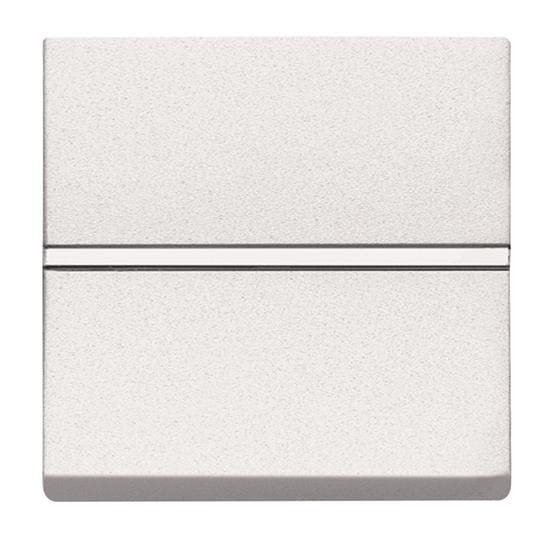 ABB - Zenit Poussoir Normalement Ouvert 2 Modules Blanc