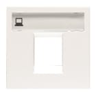 ABB - Zenit Enjoliveur 2 Modules Pour Prise Rj45 Blanc