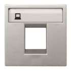 ABB - Zenit Enjoliveur 2 Modules Pour Prise Rj45 Platine