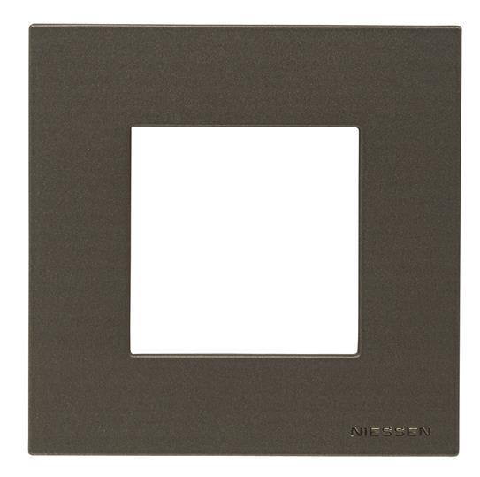 ABB - Zenit Plaque de Finition Basique 2 modules Anthracite
