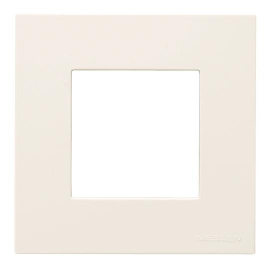 ABB - Zenit Plaque de Finition Basique 2 modules Blanche