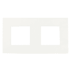 ABB - Zenit Plaque de Finition Basique 2X2 modules Blanche