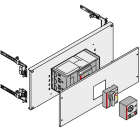 ABB - Kit Horiz. 2XT6 3/4P Fixe Int. H=700mm L=600mm