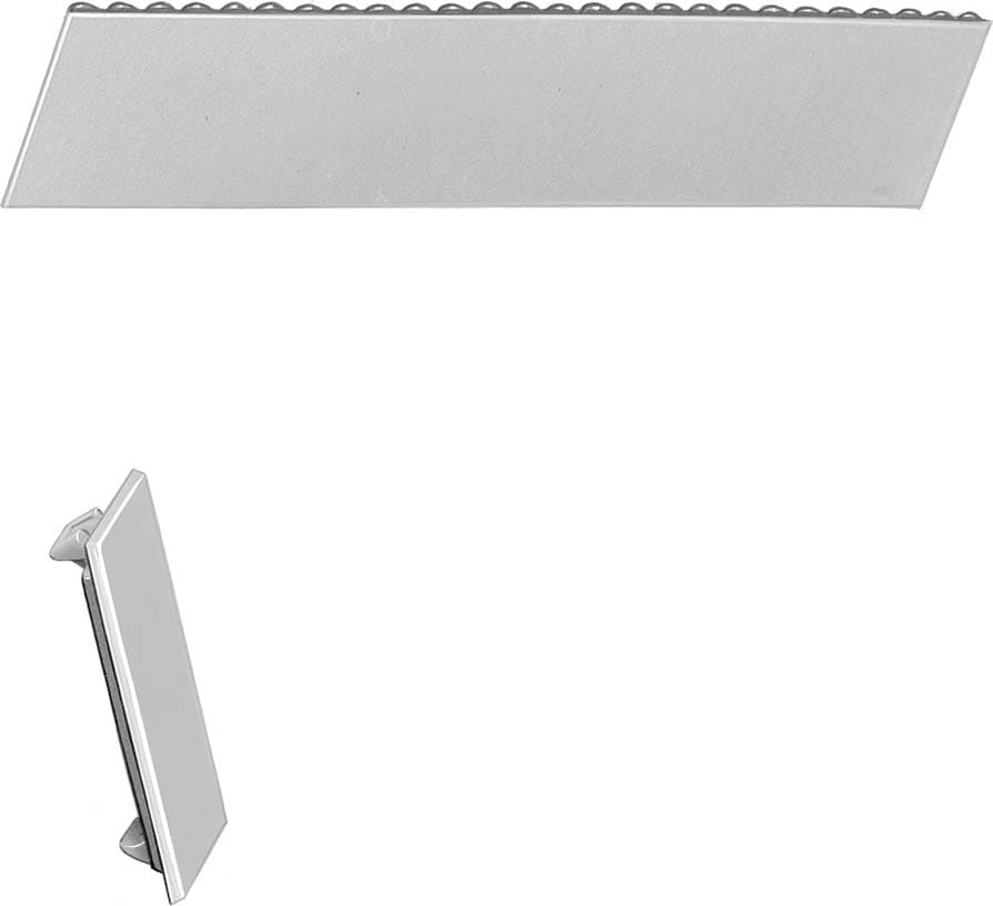 ABB - SZ-BP2 Plaque d'obturation Disjoncteurs =63A - Gris RAL7035 (Mini cde de 100pcs)