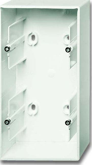 ABB - Futur Linear / Boite d'installation pour montage saillie 2 postes - Blanc Mat