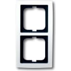 ABB - Cadre 2 Poussoirs Davos/Blanc Studio Solo