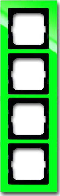 ABB - Cadre 4 Poussoirs Vert