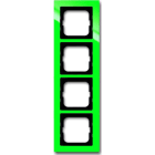 ABB - Cadre 4 Poussoirs Vert