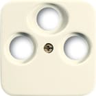 ABB - Enjo. Double Pour Prise Fm/Tv/Sat Blanc