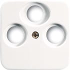 ABB - Enjo. Double Pour Prise Fm/Tv/Sat Blanc Alpin