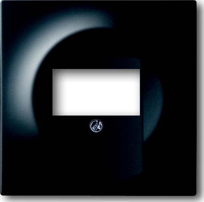 ABB - Enjoliveur Prise Haut Parleur Noir Mat-Impuls